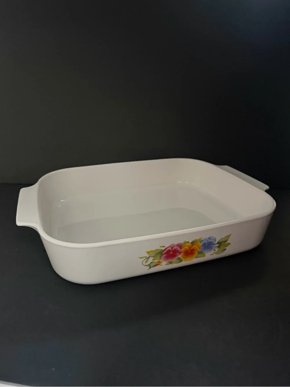 Corning ware Summer Blush A-21 B-N Baking Dish 12x10x2,5” Lasagne Pan Casserole